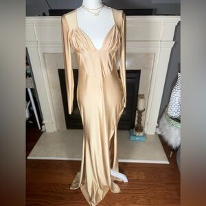 Gold Maxi Dress